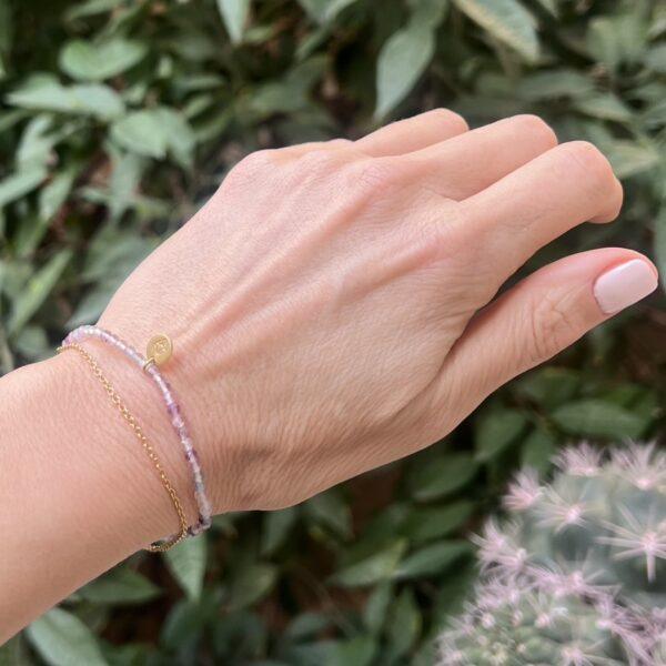 Βραχιόλι απο Φθοριτη Ουράνιο Τόξο