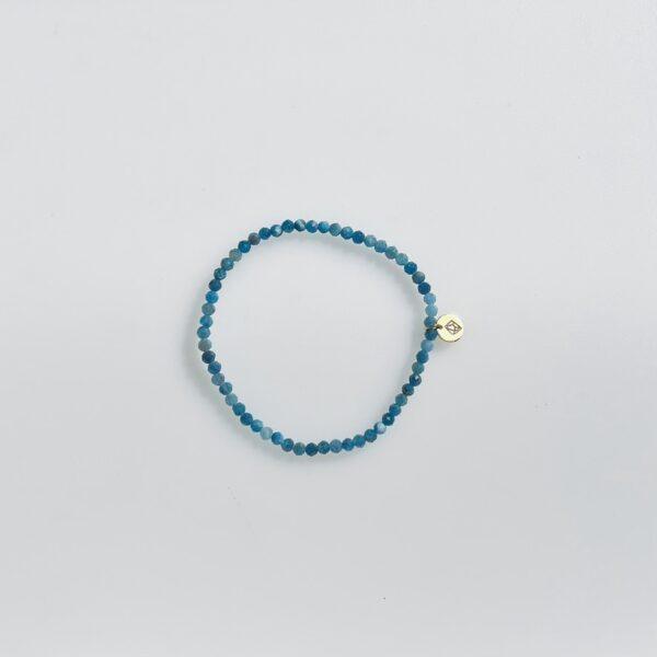 Βραχιόλι απο Μπλέ Απατίτη